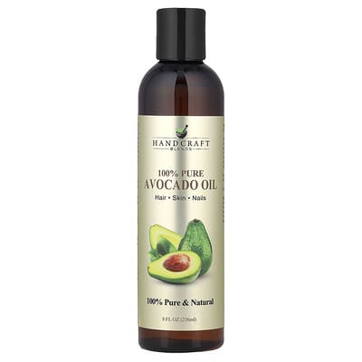 Натуральное масло авокадо Handcraft Blends, 8 fl oz (236 ml)