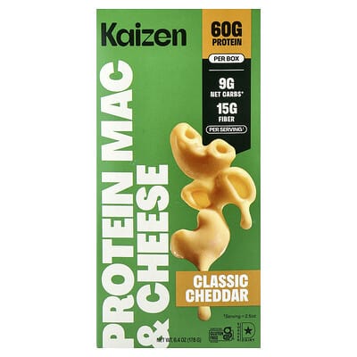 Protein Mac & Cheese, Classic Cheddar, 6.4 oz (178 g)