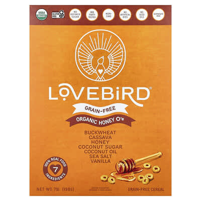 Grain-Free Cereal, Honey O's, 7 oz (198 g)