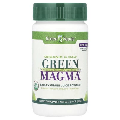 Green Magma® Порошок из сока ячменного проростка, 2.8 oz (80 g)