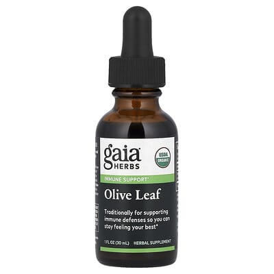 Масло листьев оливы Gaia Herbs, 1 fl oz (30 ml)