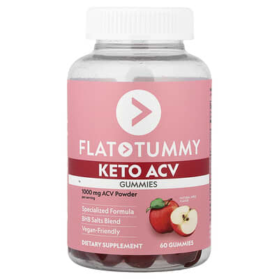 Желейные витамины Keto ACV Gummies Natural Apple 60 Gummies