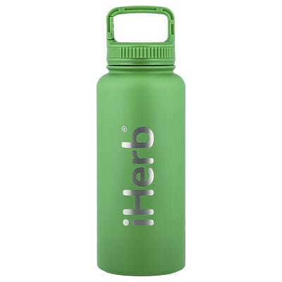 iHerb® Bohtal Insulated Sports Bottle, Green, 32 oz (960 ml)