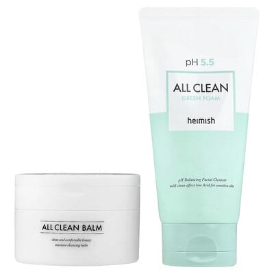 iHerb® Exclusive, All Clean Ritual, набор бальзам и пенка, 2 предмета