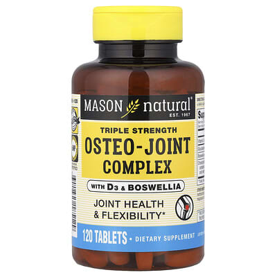 Комплекс Osteo-Joint с D3 и Boswellia Triple Strength 120 таблеток
