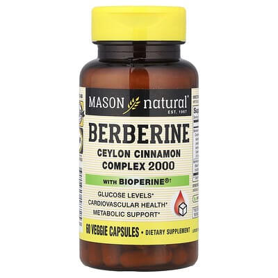 Berberine с BioPerine®, 60 Veggie Capsules