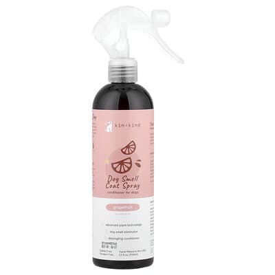 Спрей-кондиционер для собак Kin+Kind Dog Smell Coat, Грейпфрут, 12 fl oz (354 ml)