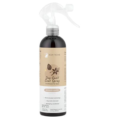 Спрей-кондиционер для собак от запаха, миндаль + ваниль, 12 fl oz (354 ml)