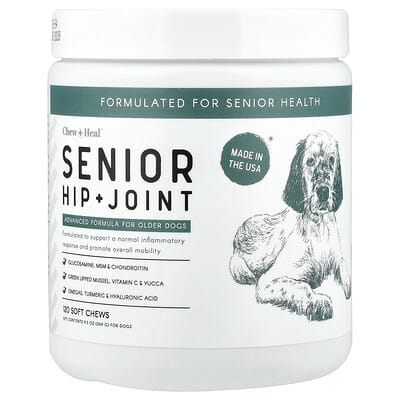 Senior Hip + Joint, For Dogs, 120 Soft Chews, 9.3 oz (264 g)