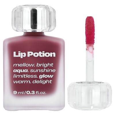 Lip Potion Aqua Glow, No.5 Raspberry Soap, 0.3 fl oz (9 ml)