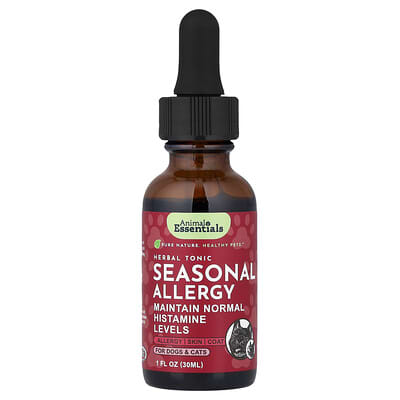 Средство от сезонной аллергии для собак и кошек, 1 fl oz (30 ml)