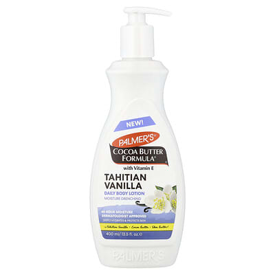Cocoa Butter Formula® с витамином E, ежедневный лосьон для тела, Tahitian Vanilla, 13.5 fl oz (400 ml)