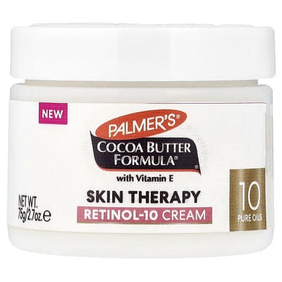 Palmer's крем Cocoa Butter Formula® с витамином E, Skin Therapy, Retinol-10, 2.7 oz (75 g)