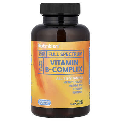 Vitamin B-Complex, 90 вегетарианских капсул