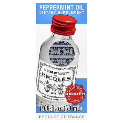 Масло перечной мяты, 1.69 fl oz (50 ml)