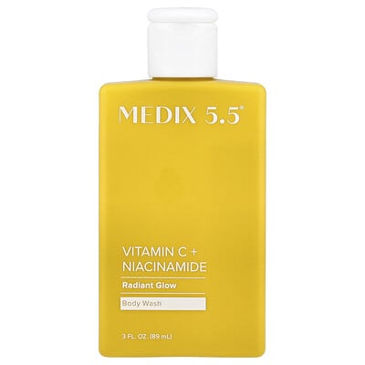 Body Wash, Radiant Glow, Vitamin C + Niacinamide, 3 fl oz (89 ml)
