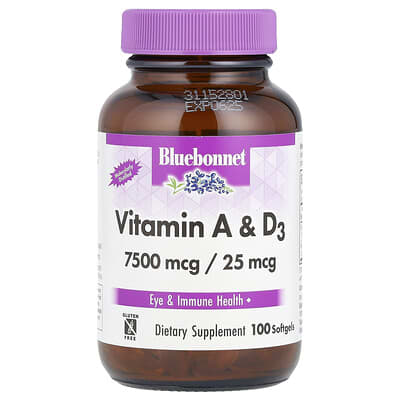 Витамин A & D3, 100 Softgels