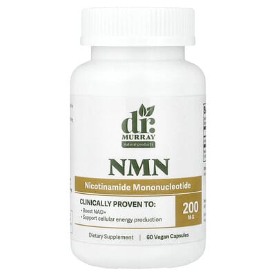 NMN, 200 mg, 60 веганских капсул