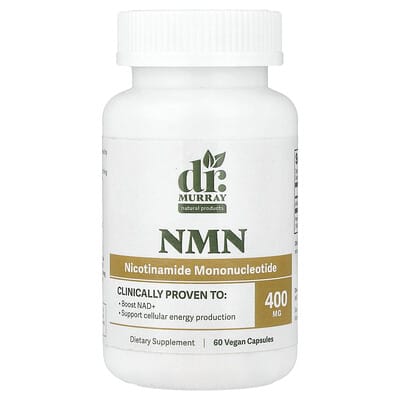NMN, 400 mg, 60 веганских капсул