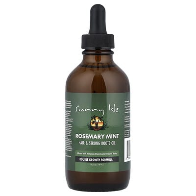 Sunny Isle Масло для волос Rosemary Mint, 4 fl oz (118 ml)