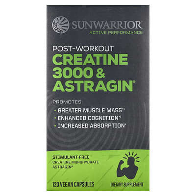 Post-Workout Creatine 3000 & Astragin®, 120 Vegan Capsules