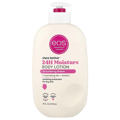 Shea Better™, 24H Moisture Body Lotion, Strawberry Dream, 16 fl oz (473 ml)