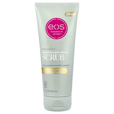 EOS Shea Better™, скраб для предбритья Cashmere, 7 fl oz (207 ml)