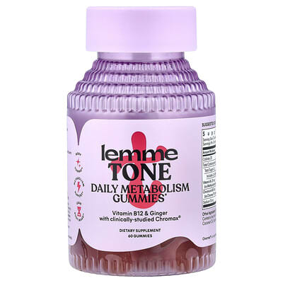 Желе Lemme Tone, Daily Metabolism, Watermelon Apple, 60 Gummies