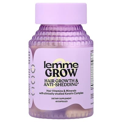 Grow, Hair Growth & Anti-Shedding, 60 Capsules