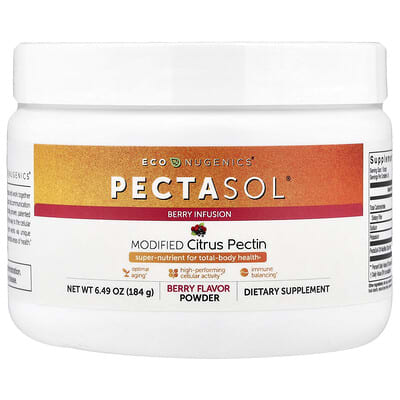 PectaSol® модифицированный цитрусовый пектин, ягодный настой, 6.49 oz (184 g)
