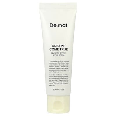 Creams Come True, восстанавливающий барьерный крем со скваланом, 1.7 fl oz (50 ml)