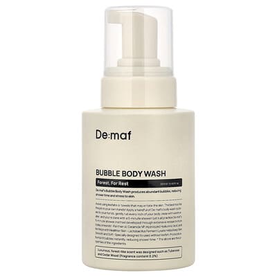 Гель для душа Bubble Body Wash, Forest, For Rest, 9.46 fl oz (280 ml)