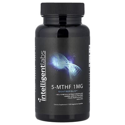 5-MTHF, 1 mg, 120 растительных капсул