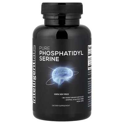 Intelligent Labs Pure Phosphatidyl Serine, 90 вегетарианских капсул (100 mg на капсулу)