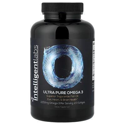 Ultra Pure Omega 3, 120 мягких капсул (750 mg на капсулу)