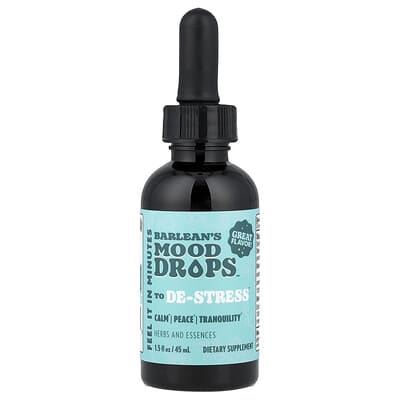 Barlean's Mood Drops™, для снятия стресса, 1.5 fl oz (45 ml)