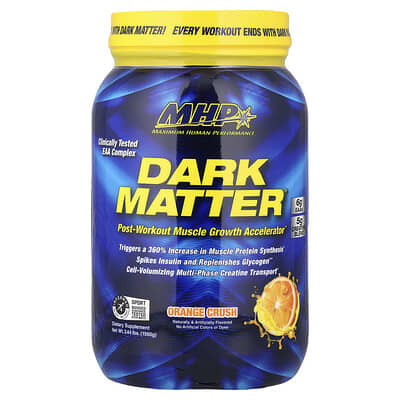 DARK MATTER® ускоритель роста мышц после тренировки, Orange Crush, 3.44 lbs (1,560 g)