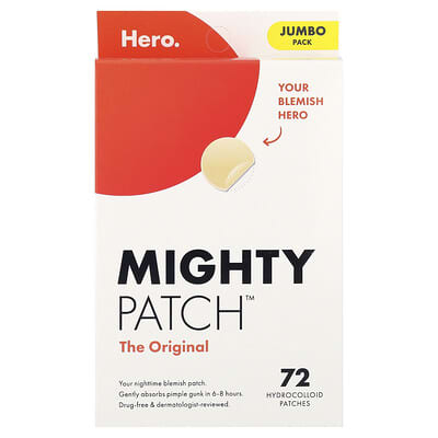 Mighty Patch™, 72 гидроколлоидных патча