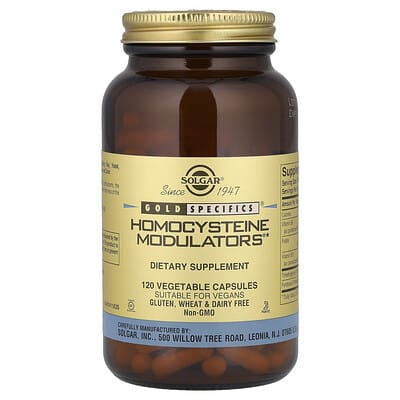 Solgar Gold Specifics®, Homocysteine Modulators®, 120 растительных капсул