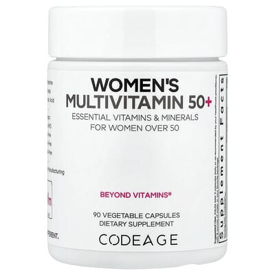 Codeage Мультивитамины для женщин 50+, 90 растительных капсул