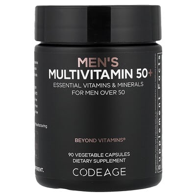 Men's Multivitamin 50+, 90 Vegetable Capsules