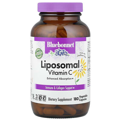 Liposomal Vitamin C, 180 Vegetable Capsules (500 mg per Capsule)