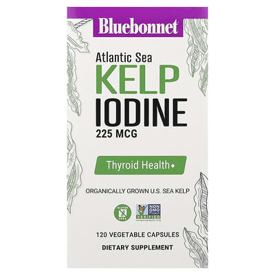 Atlantic Sea Kelp Iodine, 225 mcg, 120 вегетарианских капсул