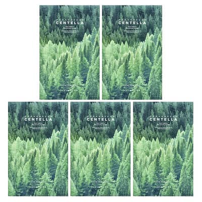 Успокаивающая маска для лица Madagascar Centella Tea-Trica, 5 шт, 0.81 fl oz (24 ml) каждая