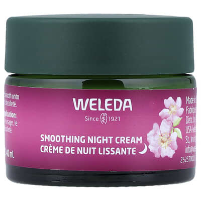Weleda Ночной разглаживающий крем Wild Rose & White Tea, 1.3 fl oz (40 ml)
