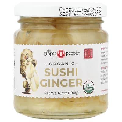 The Ginger People Organic имбирь для суши, 6.7 oz (190 g)