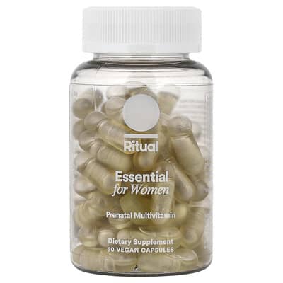 Мультивитамины Ritual Essential for Women, Prenatal, Citrus, 60 Vegan Capsules