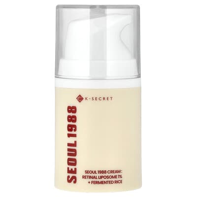 Крем K-Secret Seoul 1988 с ретинальным липосомой 1% и ферментированным рисом, 1.69 fl oz (50 ml)