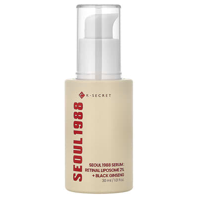Сыворотка Seoul 1988, Retinal Liposome 2% + Black Ginseng, 1.01 fl oz (30 ml)