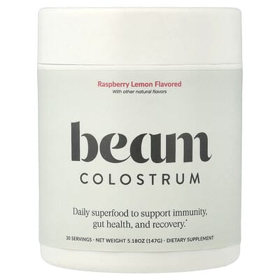 Колострум Beam, Raspberry Lemon, 5.18 oz (147 g)